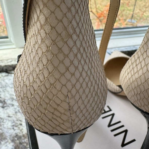 Nine West heels, leather, size 8, like new - Picture 5 of 8